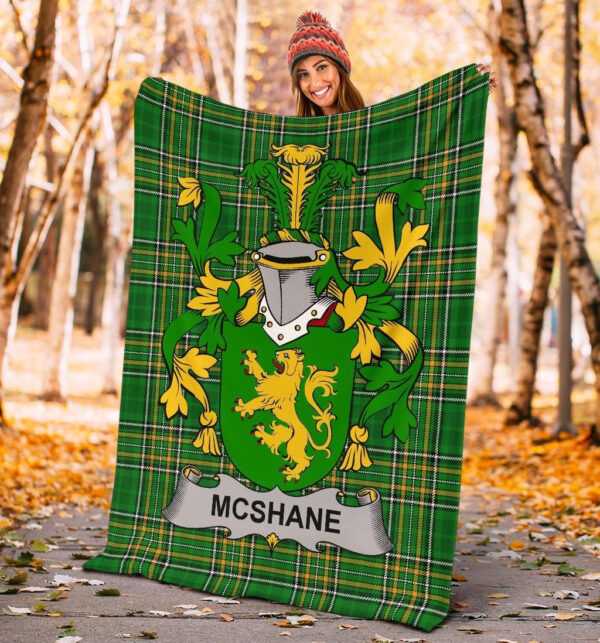 Ireland Premium Blanket - Shane or McShane Ireland Blanket Irish National Tartan - Image 4