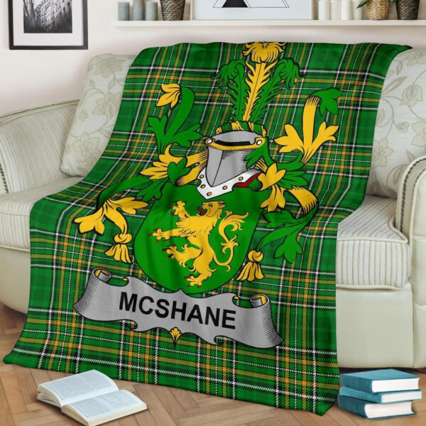 Ireland Premium Blanket - Shane or McShane Ireland Blanket Irish National Tartan - Image 2