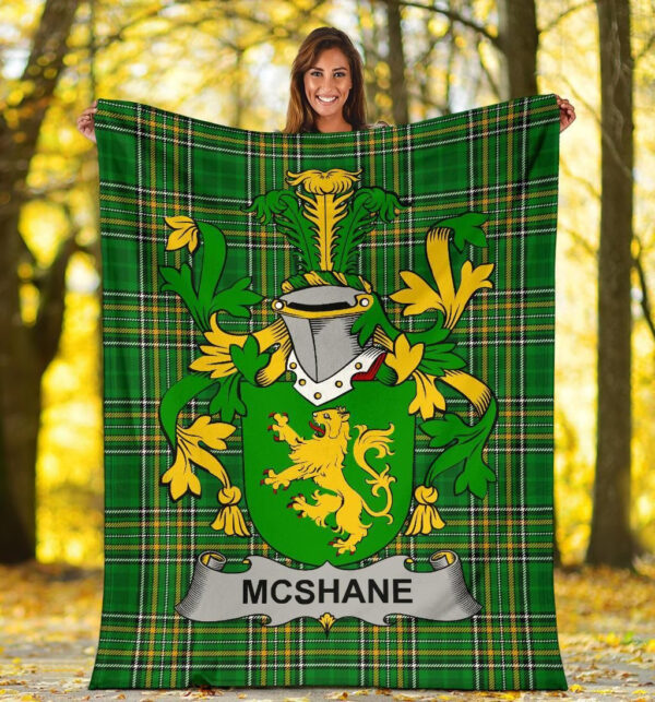 Ireland Premium Blanket - Shane or McShane Ireland Blanket Irish National Tartan - Image 5