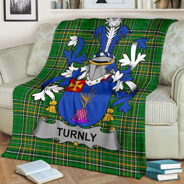 Ireland Premium Blanket - Turnly or Turnley Ireland Blanket Irish National Tartan - Image 2