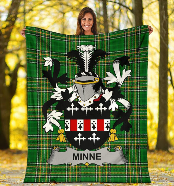 Ireland Premium Blanket - Minne Ireland Blanket Irish National Tartan - Image 5