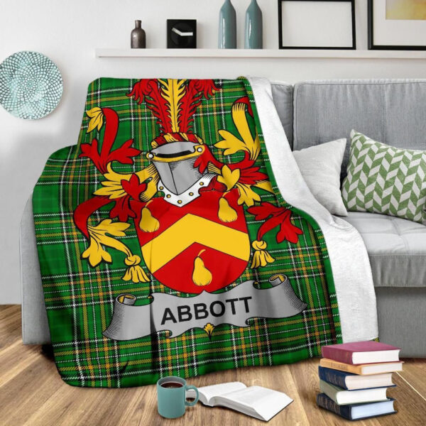 Ireland Premium Blanket - Abbott Ireland Blanket Irish National Tartan - Image 5