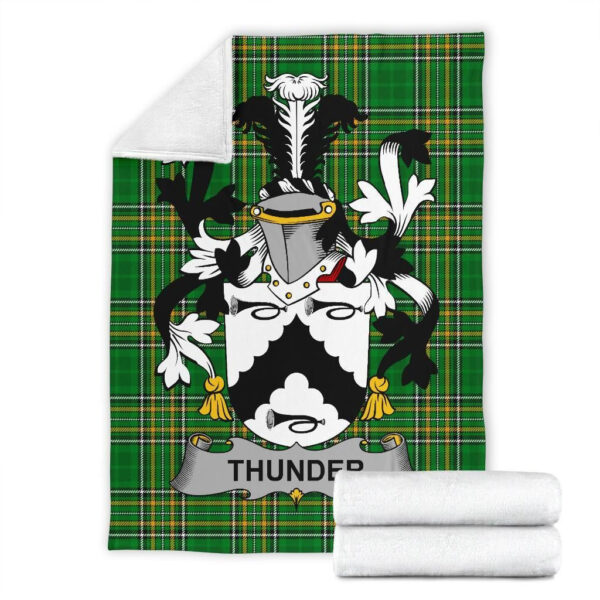 Ireland Premium Blanket - Thunder Ireland Blanket Irish National Tartan - Image 7