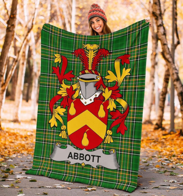 Ireland Premium Blanket - Abbott Ireland Blanket Irish National Tartan - Image 8