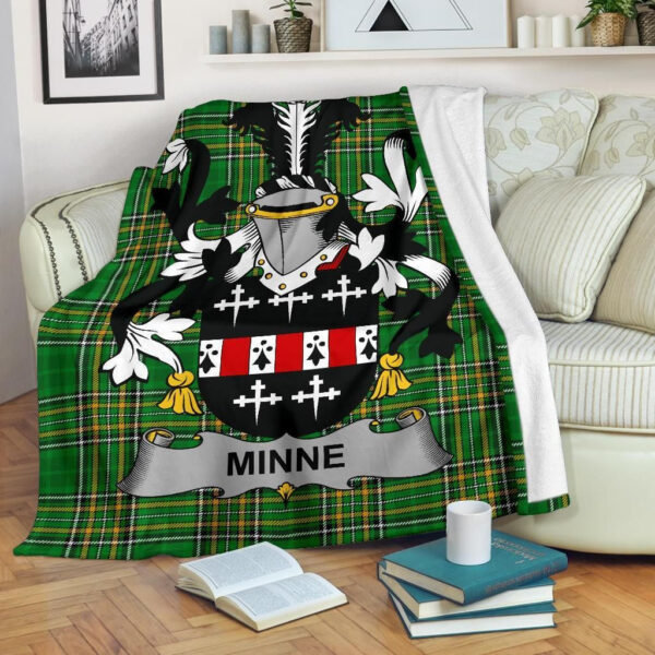 Ireland Premium Blanket - Minne Ireland Blanket Irish National Tartan