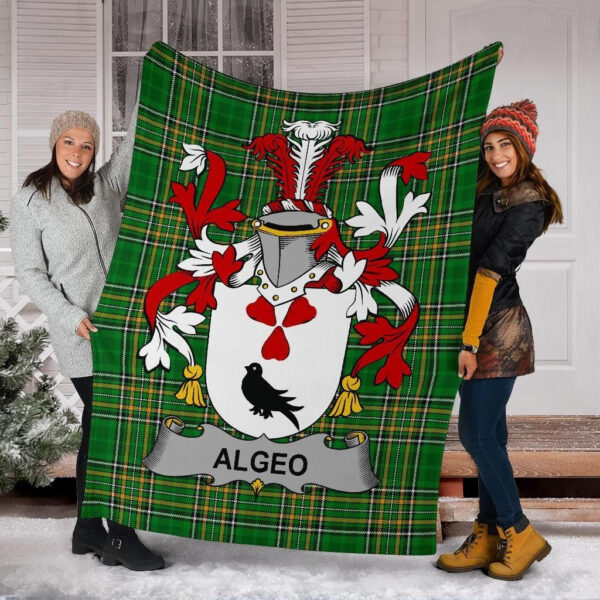 Ireland Premium Blanket - Algeo Ireland Blanket Irish National Tartan - Image 6