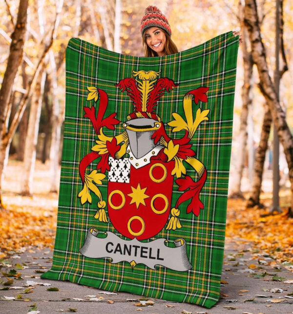 Ireland Premium Blanket - Cantell Ireland Blanket Irish National Tartan - Image 4