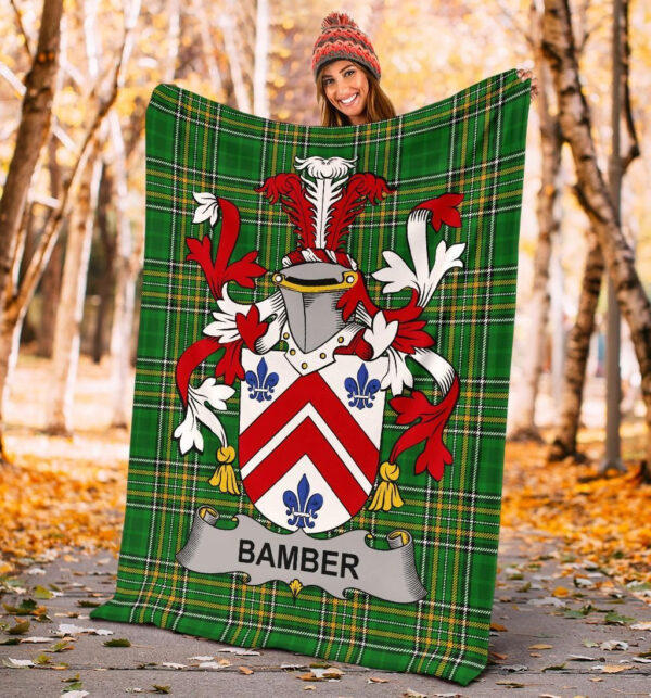 Ireland Premium Blanket - Bamber Ireland Blanket Irish National Tartan - Image 4