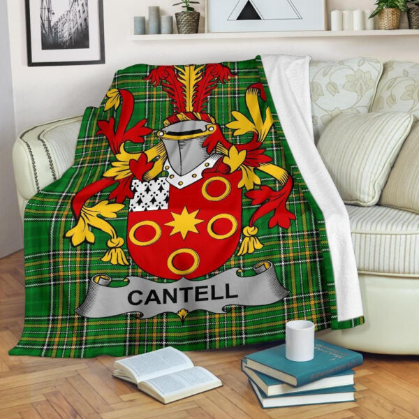 Ireland Premium Blanket - Cantell Ireland Blanket Irish National Tartan