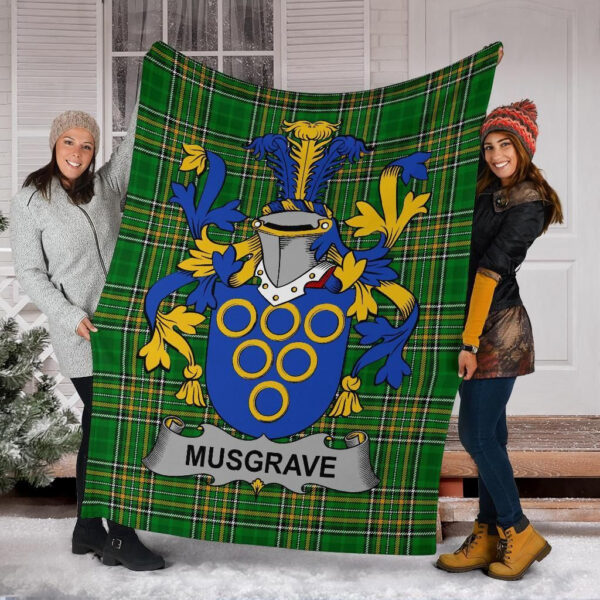 Ireland Premium Blanket - Musgrave Ireland Blanket Irish National Tartan - Image 6