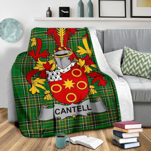 Ireland Premium Blanket - Cantell Ireland Blanket Irish National Tartan - Image 3