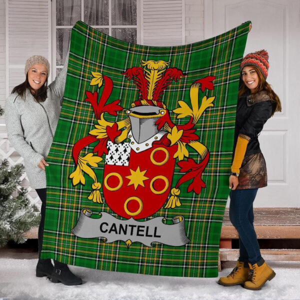 Ireland Premium Blanket - Cantell Ireland Blanket Irish National Tartan - Image 6