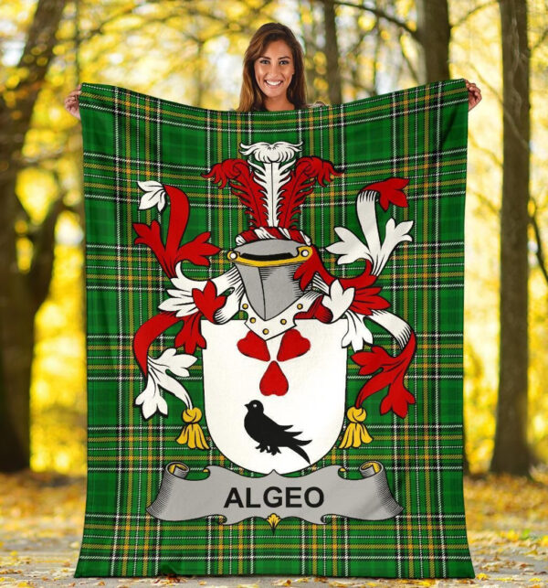 Ireland Premium Blanket - Algeo Ireland Blanket Irish National Tartan - Image 5