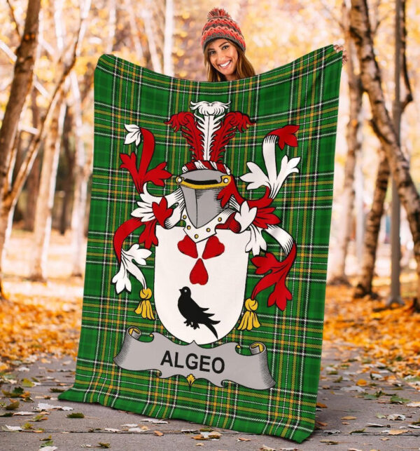 Ireland Premium Blanket - Algeo Ireland Blanket Irish National Tartan - Image 4