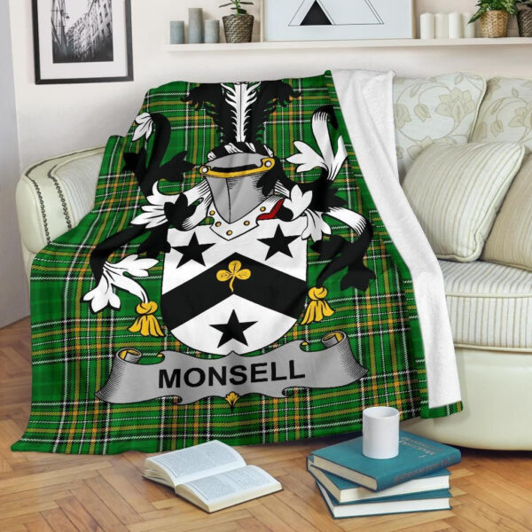 Ireland Premium Blanket - Monsell Ireland Blanket Irish National Tartan