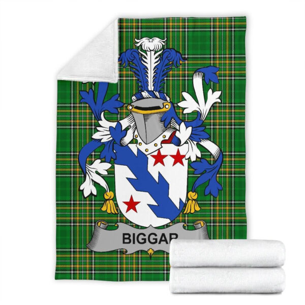 Ireland Premium Blanket - Biggar Ireland Blanket Irish National Tartan - Image 7