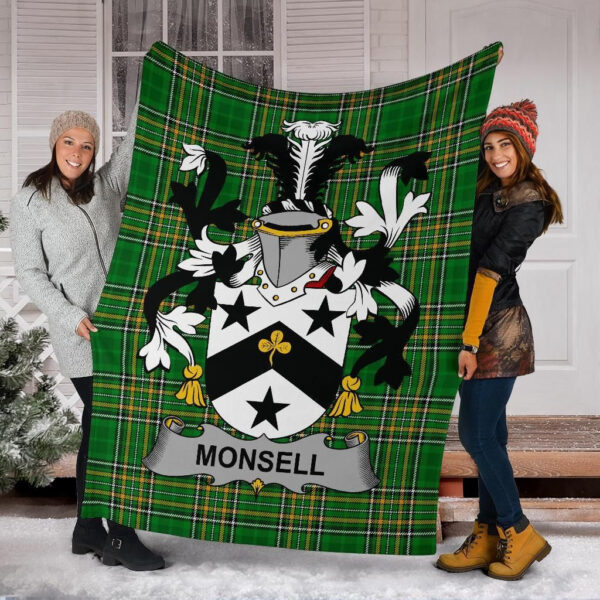 Ireland Premium Blanket - Monsell Ireland Blanket Irish National Tartan - Image 6