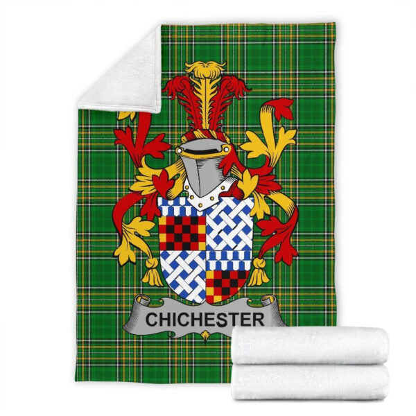 Ireland Premium Blanket - Chichester Ireland Blanket Irish National Tartan - Image 7