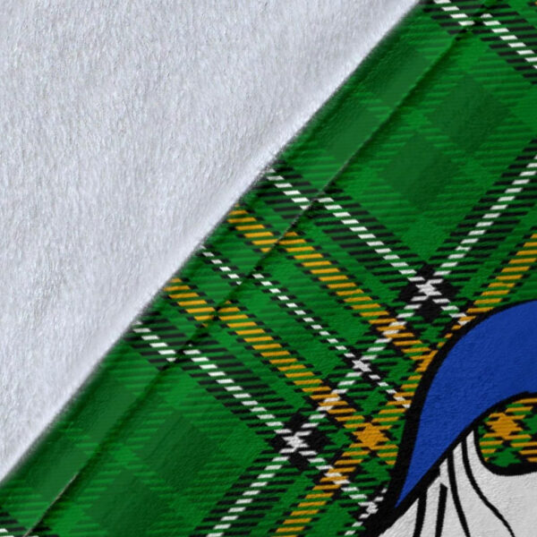 Ireland Premium Blanket - Lonergan or O'Lonergan Ireland Blanket Irish National Tartan - Image 8