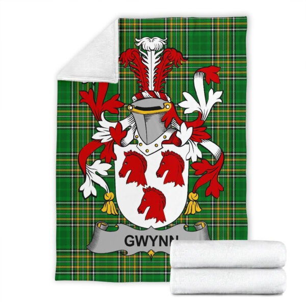 Ireland Premium Blanket - Gwynn Ireland Blanket Irish National Tartan - Image 6