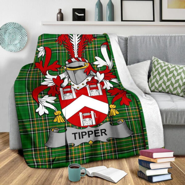 Ireland Premium Blanket - Tipper Ireland Blanket Irish National Tartan - Image 3