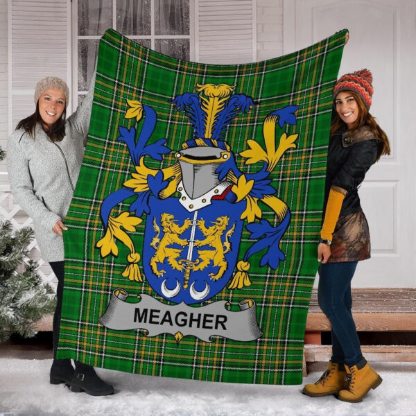 Ireland Premium Blanket - Meagher or O'Maher Ireland Blanket Irish National Tartan - Image 6