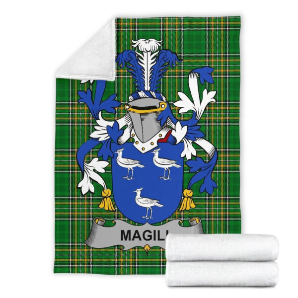 Ireland Premium Blanket - Magill Ireland Blanket Irish National Tartan - Image 7