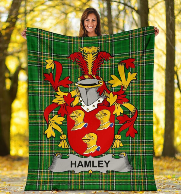 Ireland Premium Blanket - Hamley Ireland Blanket Irish National Tartan - Image 5