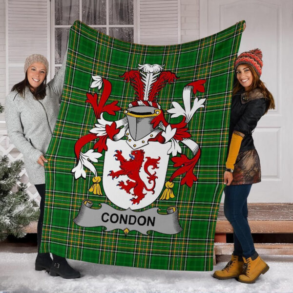 Ireland Premium Blanket - Condon Ireland Blanket Irish National Tartan - Image 6