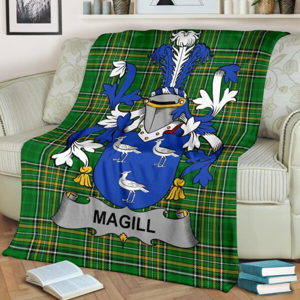 Ireland Premium Blanket - Magill Ireland Blanket Irish National Tartan - Image 2