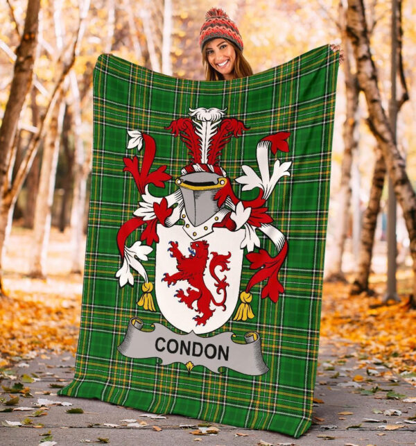 Ireland Premium Blanket - Condon Ireland Blanket Irish National Tartan - Image 4