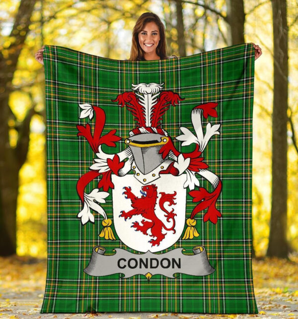 Ireland Premium Blanket - Condon Ireland Blanket Irish National Tartan - Image 5