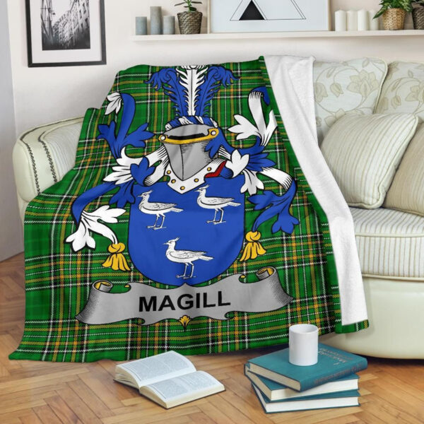 Ireland Premium Blanket - Magill Ireland Blanket Irish National Tartan