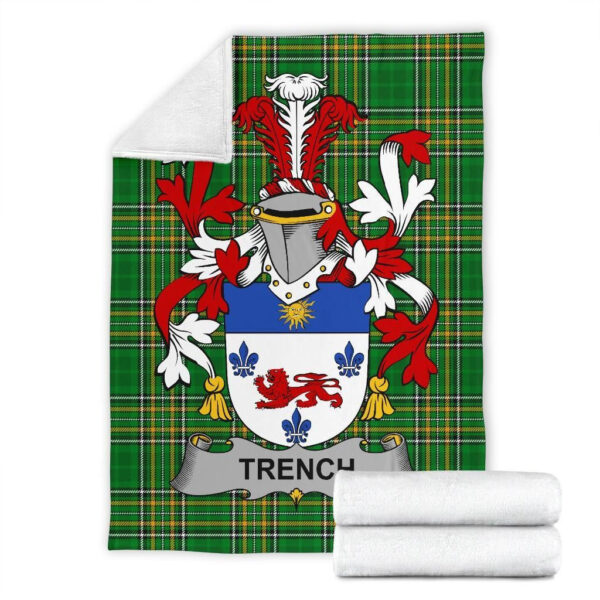 Ireland Premium Blanket - Trench Ireland Blanket Irish National Tartan - Image 7