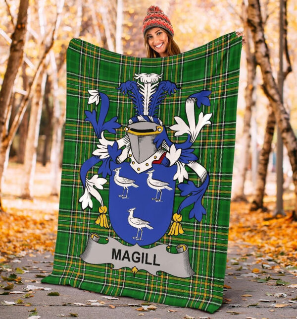 Ireland Premium Blanket - Magill Ireland Blanket Irish National Tartan - Image 4