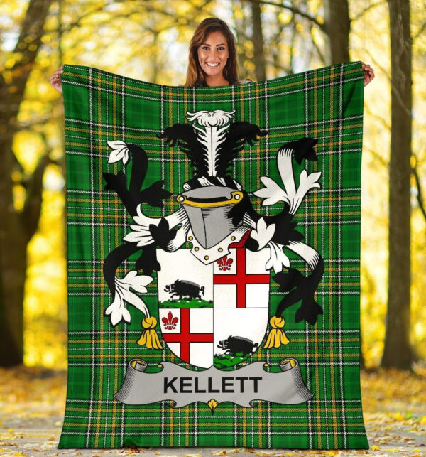 Ireland Premium Blanket - Kellett Ireland Blanket Irish National Tartan - Image 5