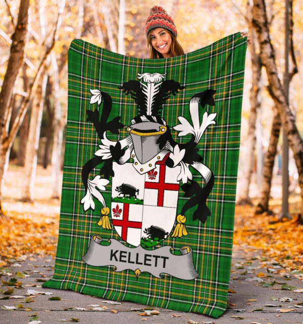 Ireland Premium Blanket - Kellett Ireland Blanket Irish National Tartan - Image 4