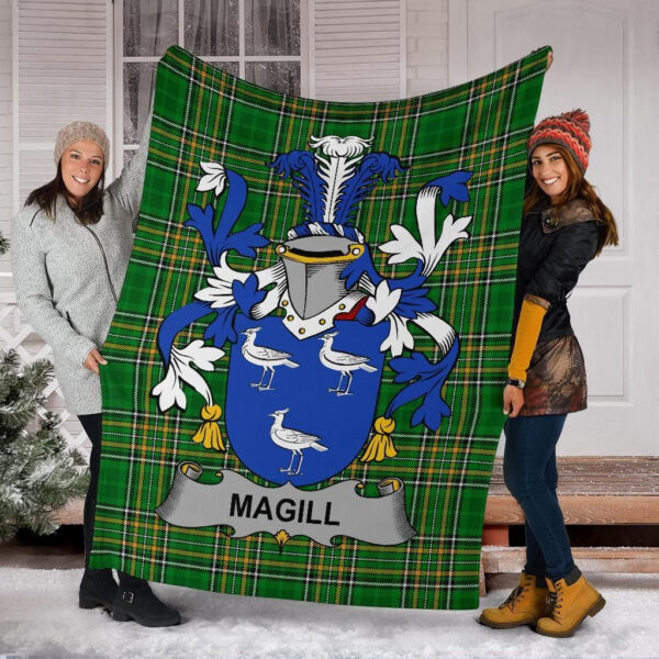 Ireland Premium Blanket - Magill Ireland Blanket Irish National Tartan - Image 6