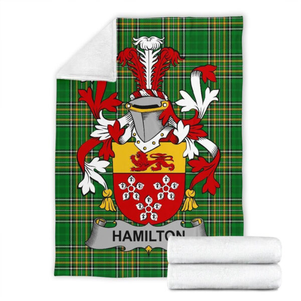 Ireland Premium Blanket - Hamilton Ireland Blanket Irish National Tartan - Image 7