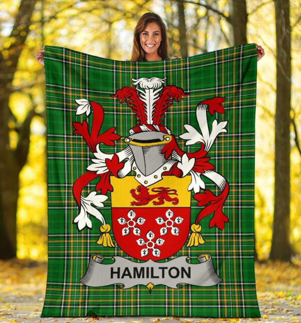 Ireland Premium Blanket - Hamilton Ireland Blanket Irish National Tartan - Image 5