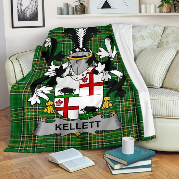 Ireland Premium Blanket - Kellett Ireland Blanket Irish National Tartan