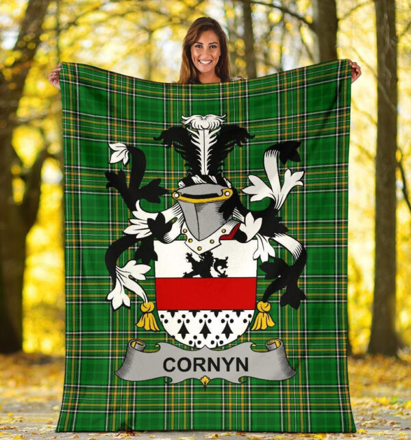 Ireland Premium Blanket - Cornyn or O'Cornyn Ireland Blanket Irish National Tartan - Image 5