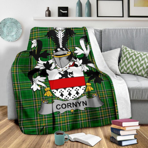 Ireland Premium Blanket - Cornyn or O'Cornyn Ireland Blanket Irish National Tartan - Image 3