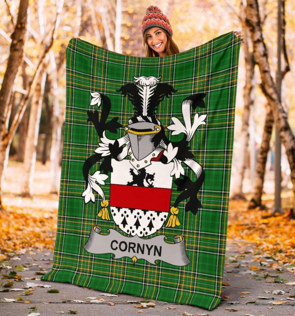 Ireland Premium Blanket - Cornyn or O'Cornyn Ireland Blanket Irish National Tartan - Image 4