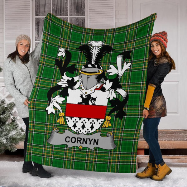 Ireland Premium Blanket - Cornyn or O'Cornyn Ireland Blanket Irish National Tartan - Image 6