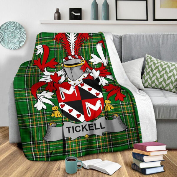 Ireland Premium Blanket - Tickell Ireland Blanket Irish National Tartan - Image 3