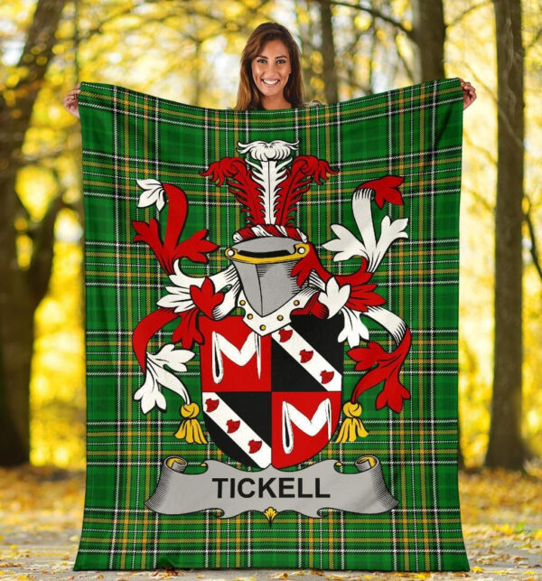 Ireland Premium Blanket - Tickell Ireland Blanket Irish National Tartan - Image 5