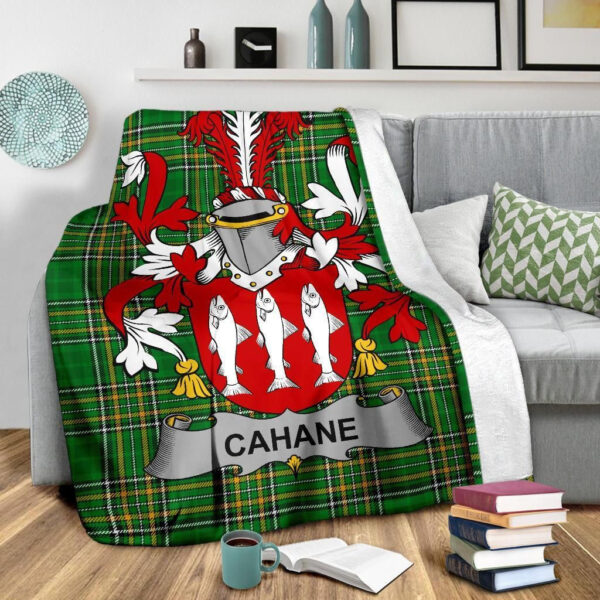 Ireland Premium Blanket - Cahane or O'Cahane Ireland Blanket Irish National Tartan - Image 3