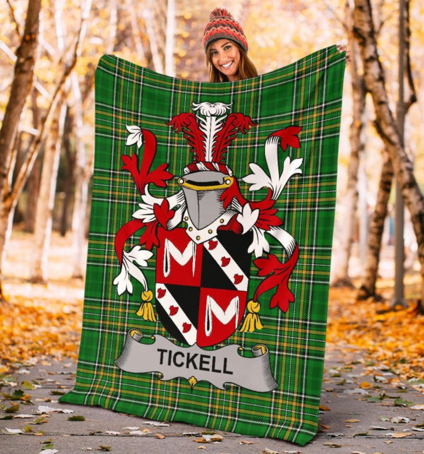 Ireland Premium Blanket - Tickell Ireland Blanket Irish National Tartan - Image 4