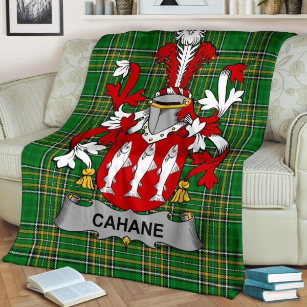 Ireland Premium Blanket - Cahane or O'Cahane Ireland Blanket Irish National Tartan - Image 2